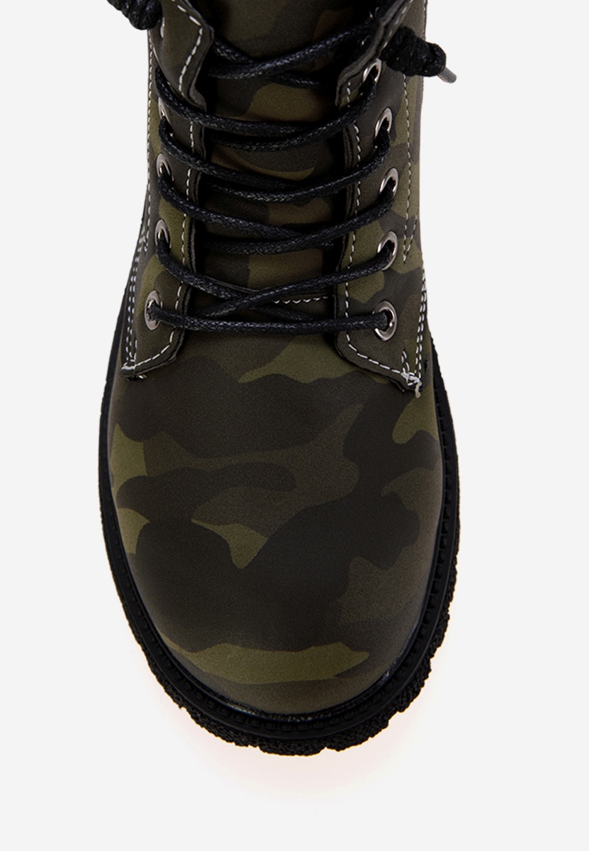 Bottines garçons vert Moulins