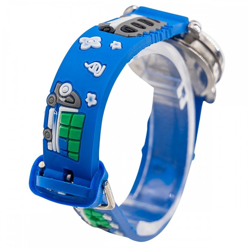 Montre Unisexe CHTIME bracelet Silicone Bleu