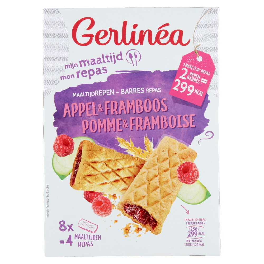 Gerlinea Repen Gevuld Appel & Framboos8x45 gr