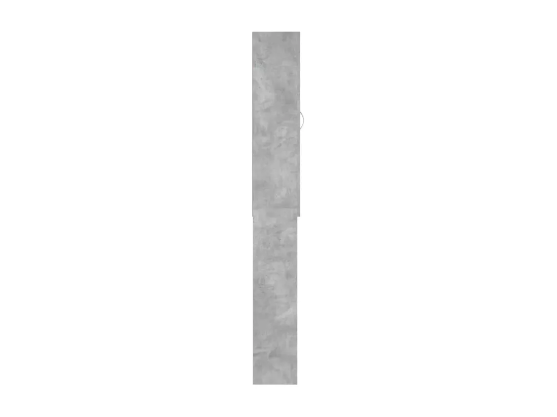 Meuble pour machine à laver Gris béton 64x25,5x190 cm