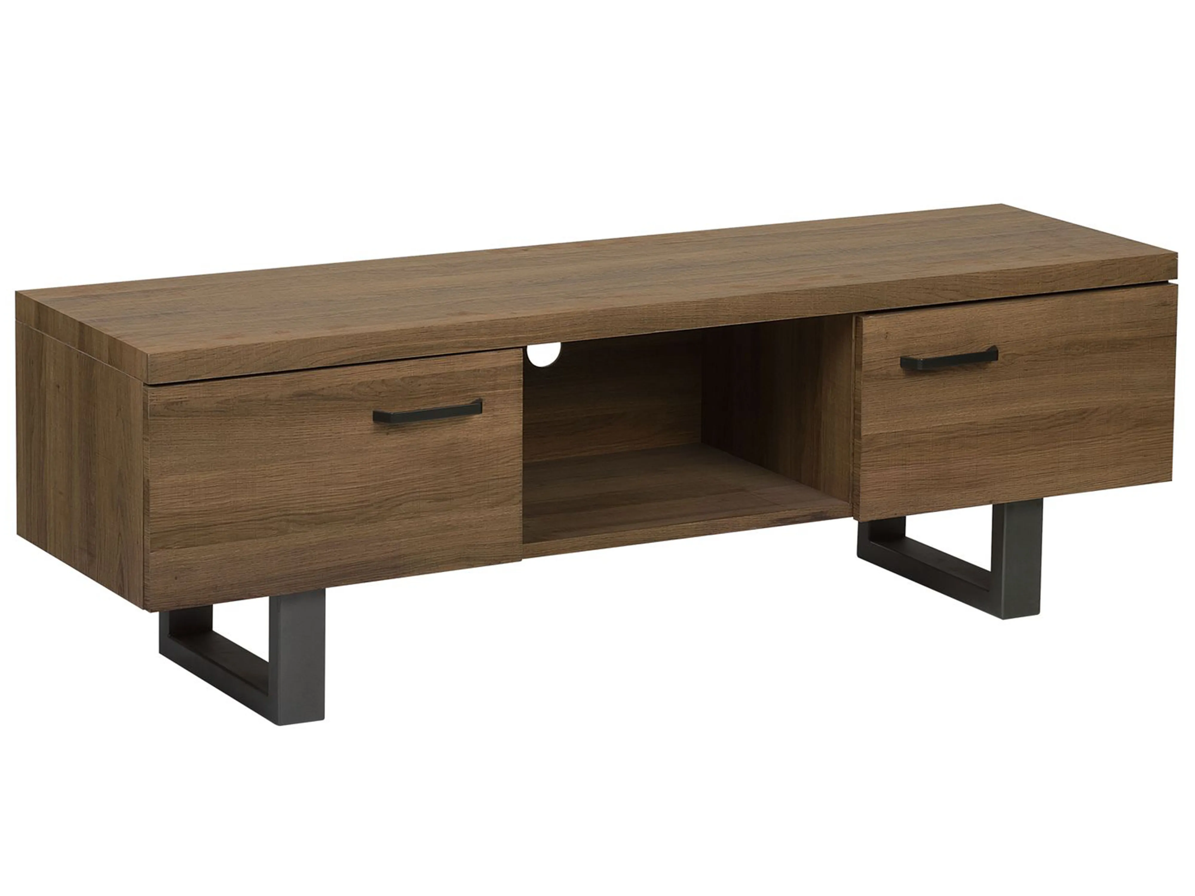 TV-meubel TIMBER Donkerbruin