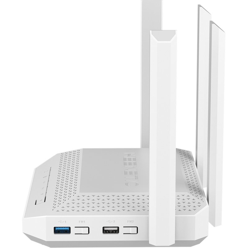 Keenetic Hero (KN-1012) Routeur multi-Gigabit Wi-Fi 6 maillé AX3000 avec un commutateur intelligent 4 ports Gigabit et 1 port 2.5 Gigabit, port combo SFP, ports USB 2.0 et 3.0