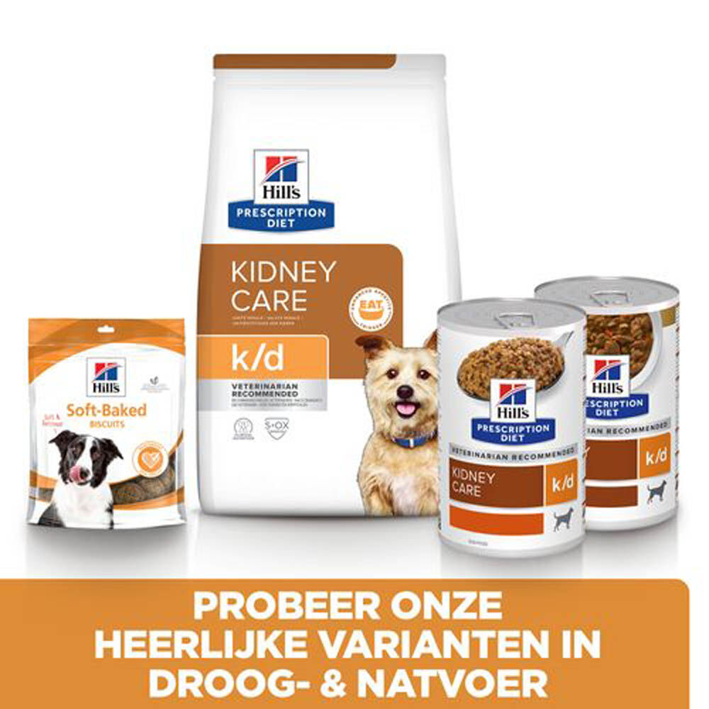 Hill's Prescription Diet Kidney Care k/d - Hondenvoer - 4000 Gram - kip