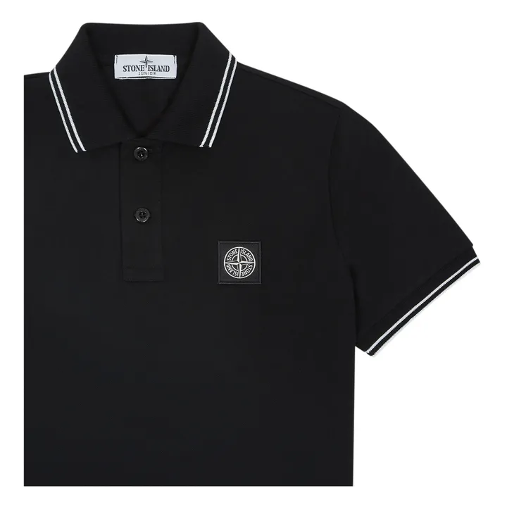 Stone Island Polo Logo | Noir