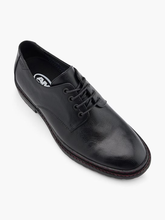 AM SHOE Businessschuh Schwarz