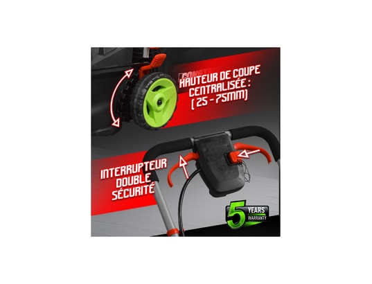 CONSTRUCTOR - Tondeuse sans fil Tondeuse à gazon 40v (2x20v) 34 cm - sans batterie - - pslm...