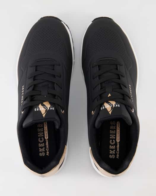 Skechers Uno-Golden Air Sneaker in Schwarz