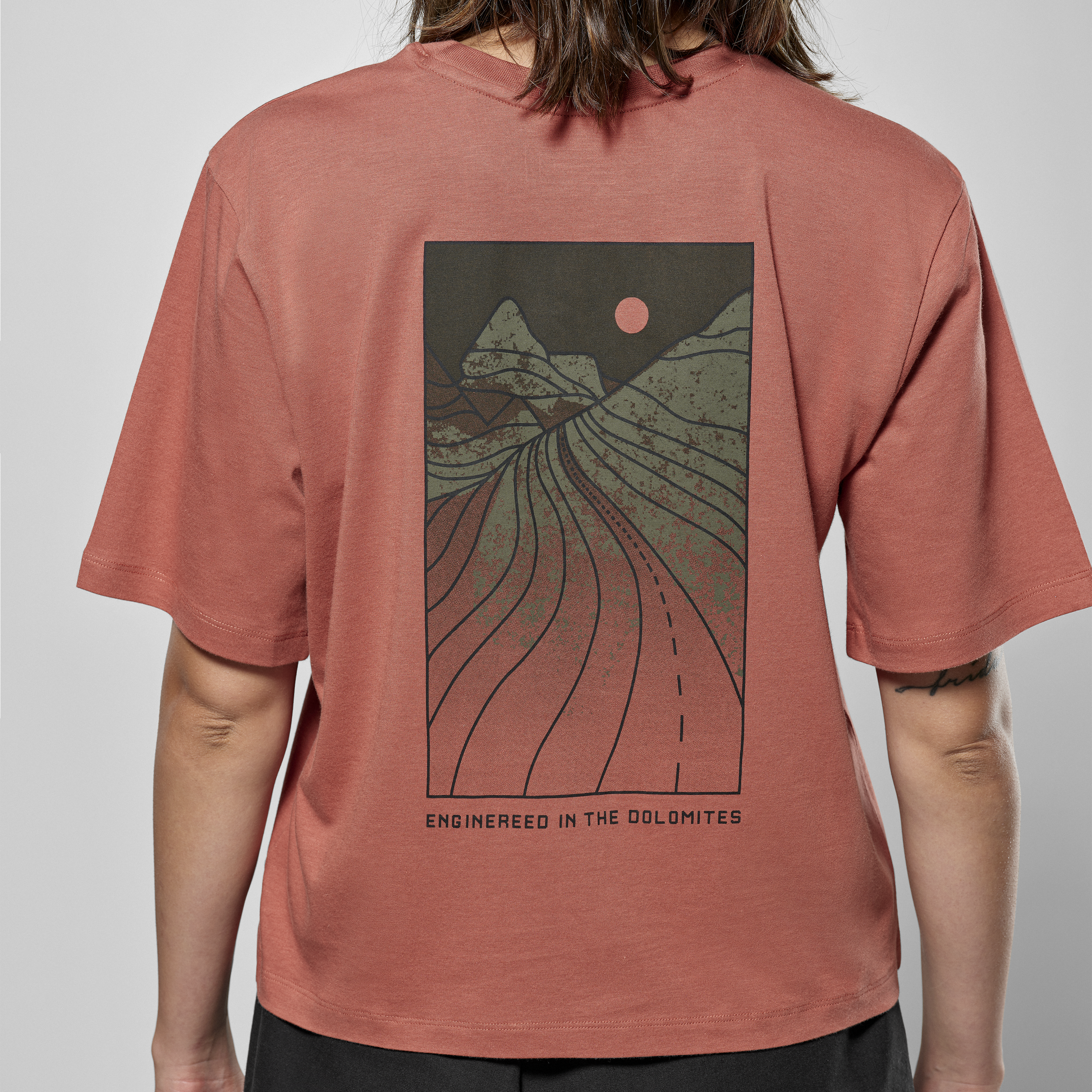 Eagle Sunset Loose T-Shirt Damen