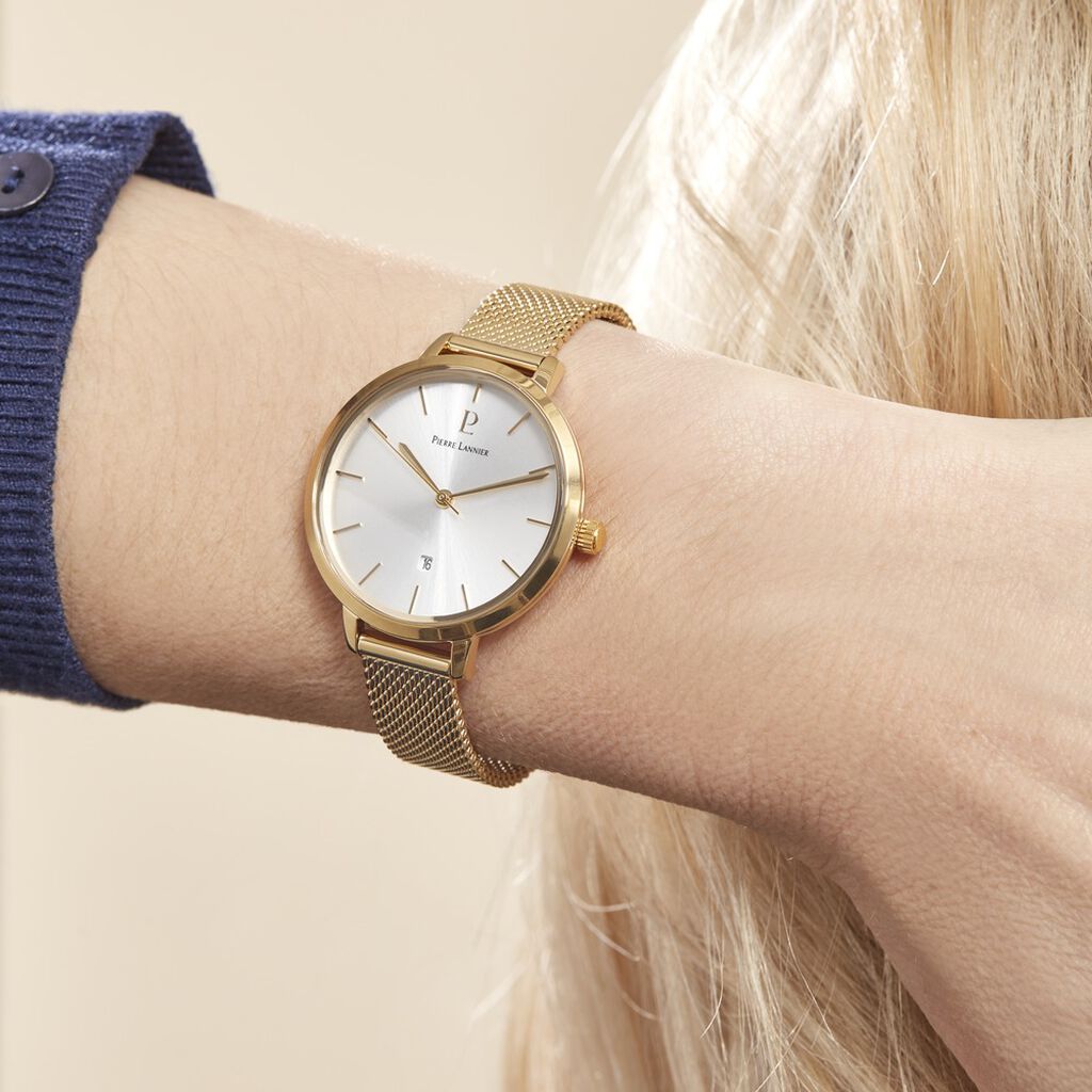 Montre Pierre Lannier Echo Argenté