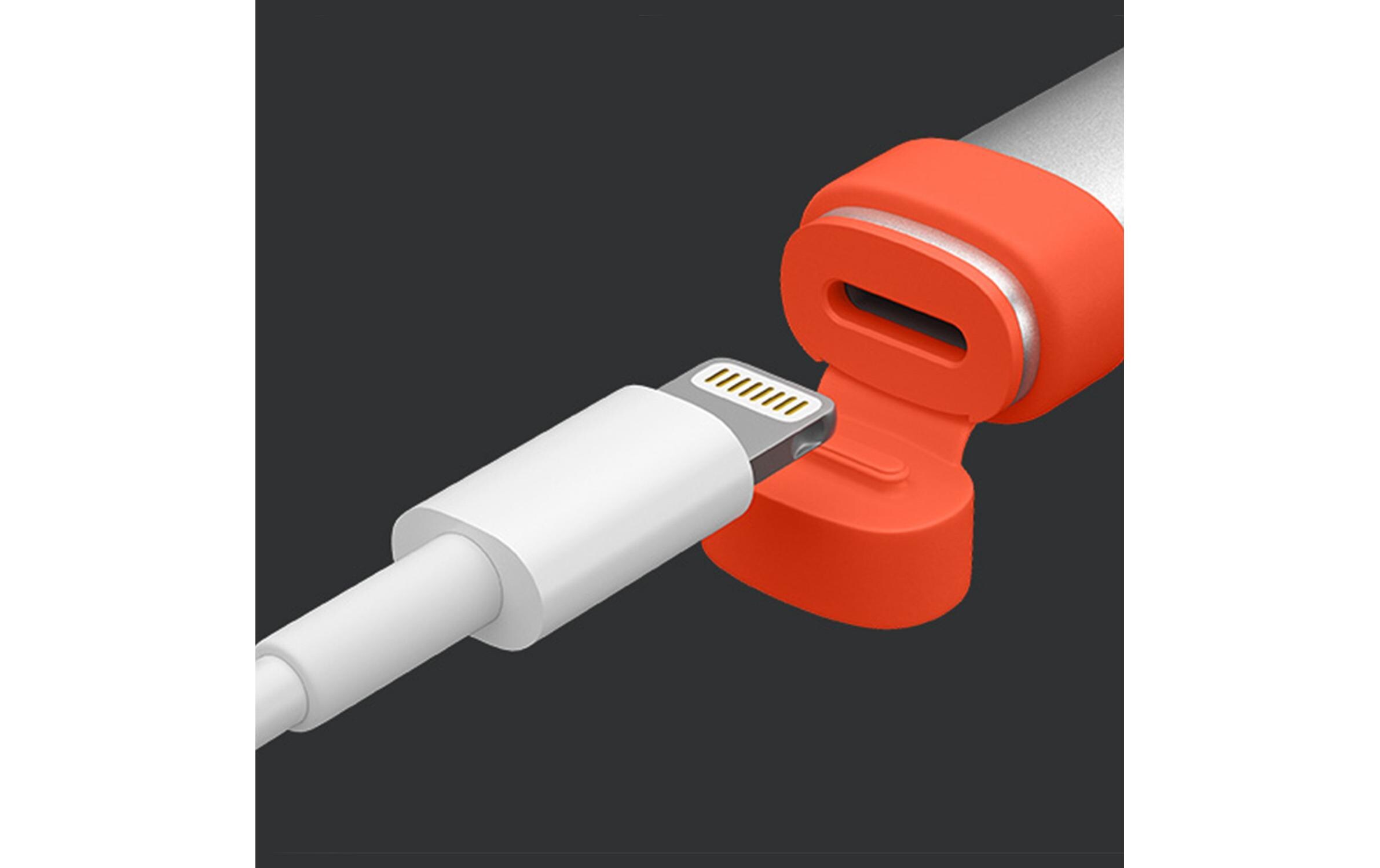 Eingabestift Crayon Grau/OrangeKinderfreundlicher Kreativ-Eingabestift für das Apple iPad