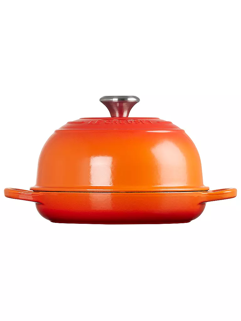 LE CREUSET Brot Bräter aus Gusseisen 24cm Ofenrot orange