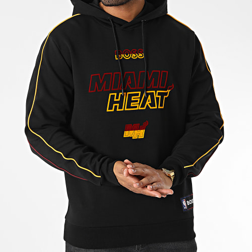 Sweat Capuche 50477404 Miami Heat Noir