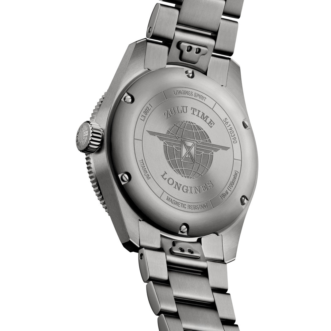Longines Spirit Zulu Time Titanium 39mm