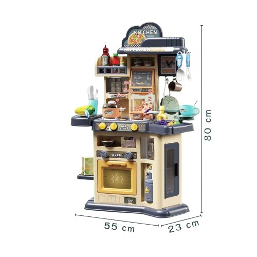 Coemo Kinderküche Joe Spielküche ROT mit viel Zubehör