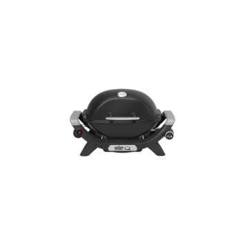 Weber Q1100N gas bbq metaal zwart tafelmodel met deksel