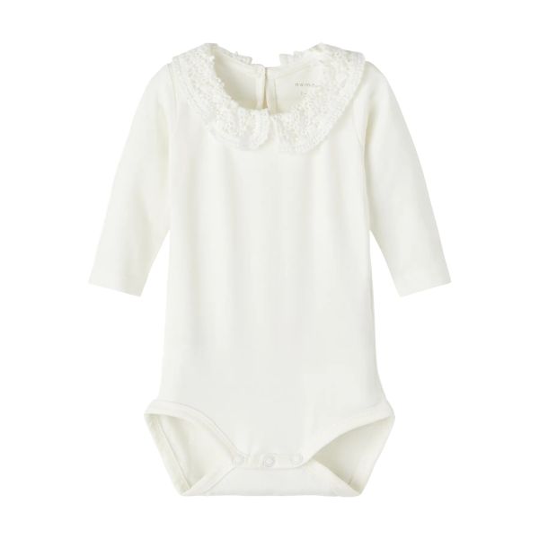 Name It Romper Tylla White Alyssum