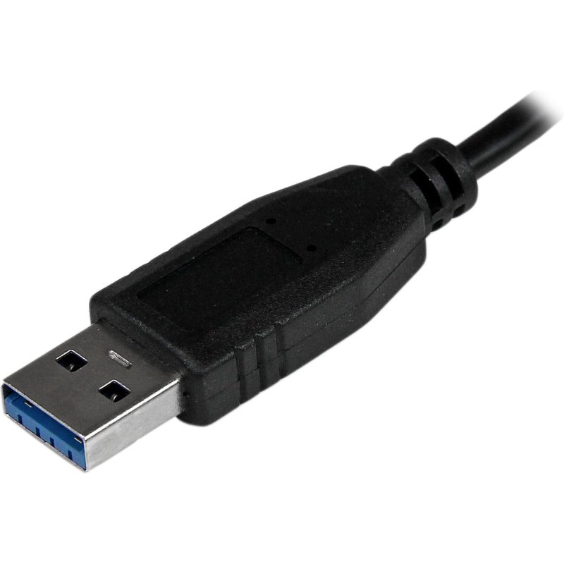 StarTech.com Hub USB 3.0 (5Gbps) à 4 ports avec câble intégré - Noir