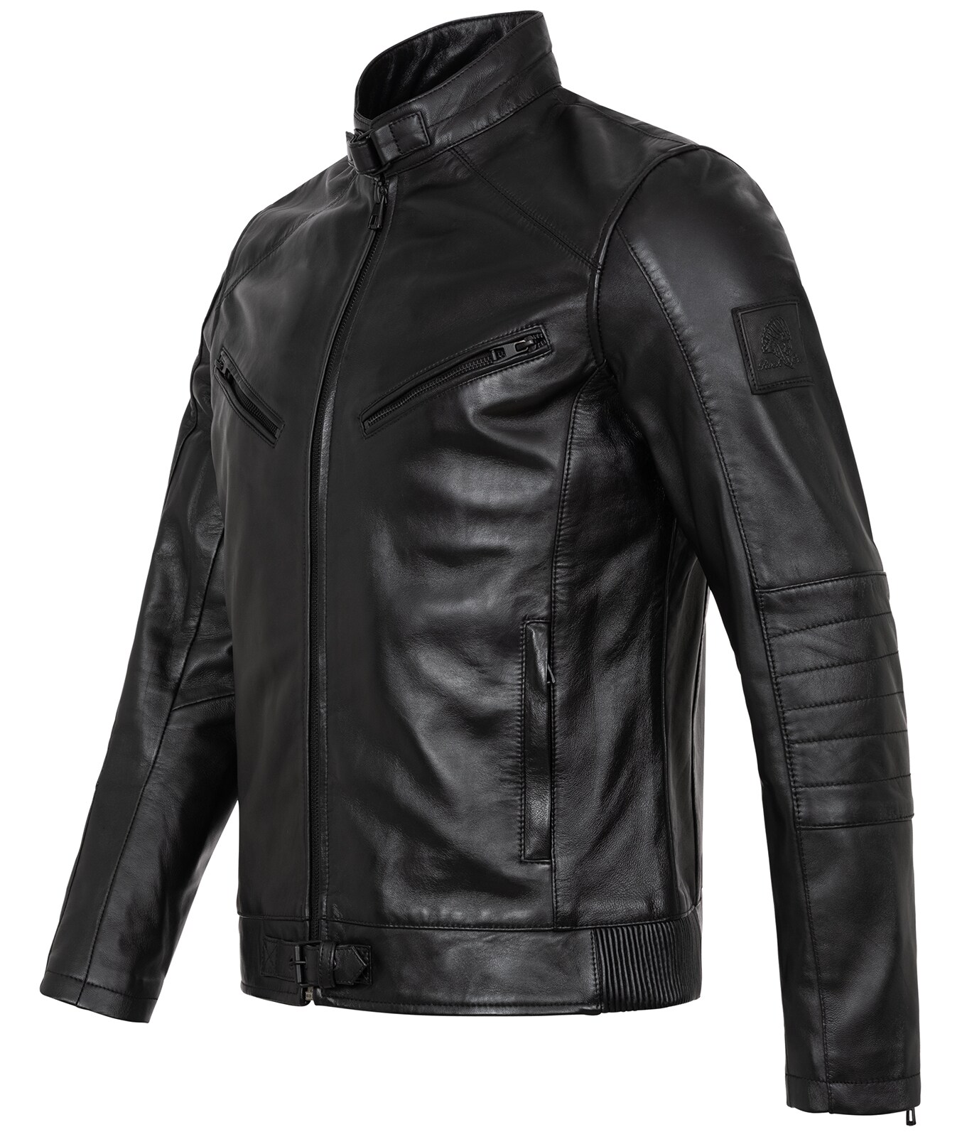 Rock Creek Lederjacke Regular Fit