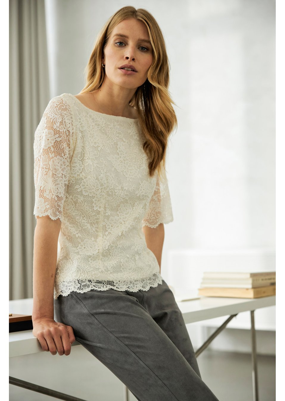 Blouse en dentelle