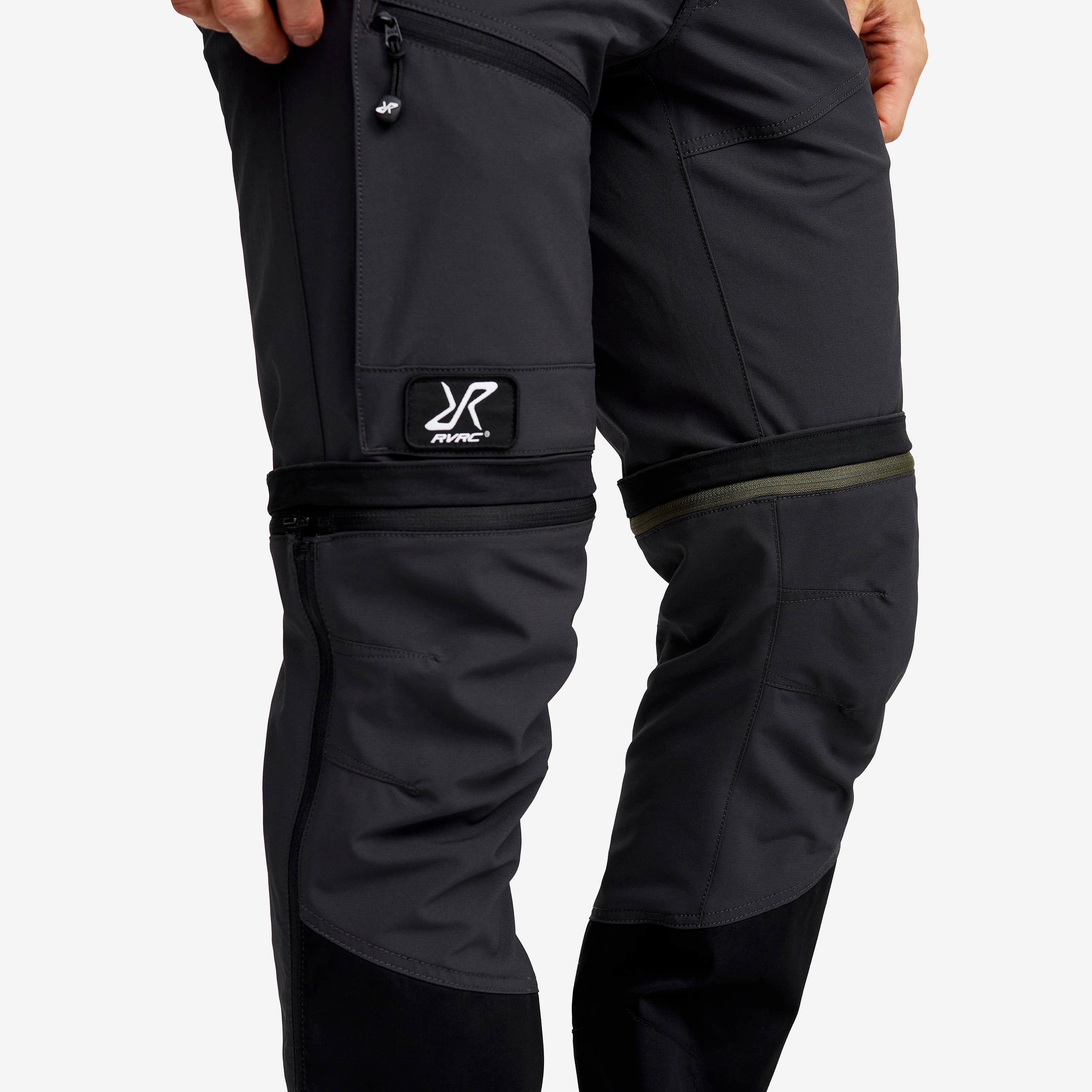 Range Pro Stretch Zip-off Pants Herre Anthracite/Black