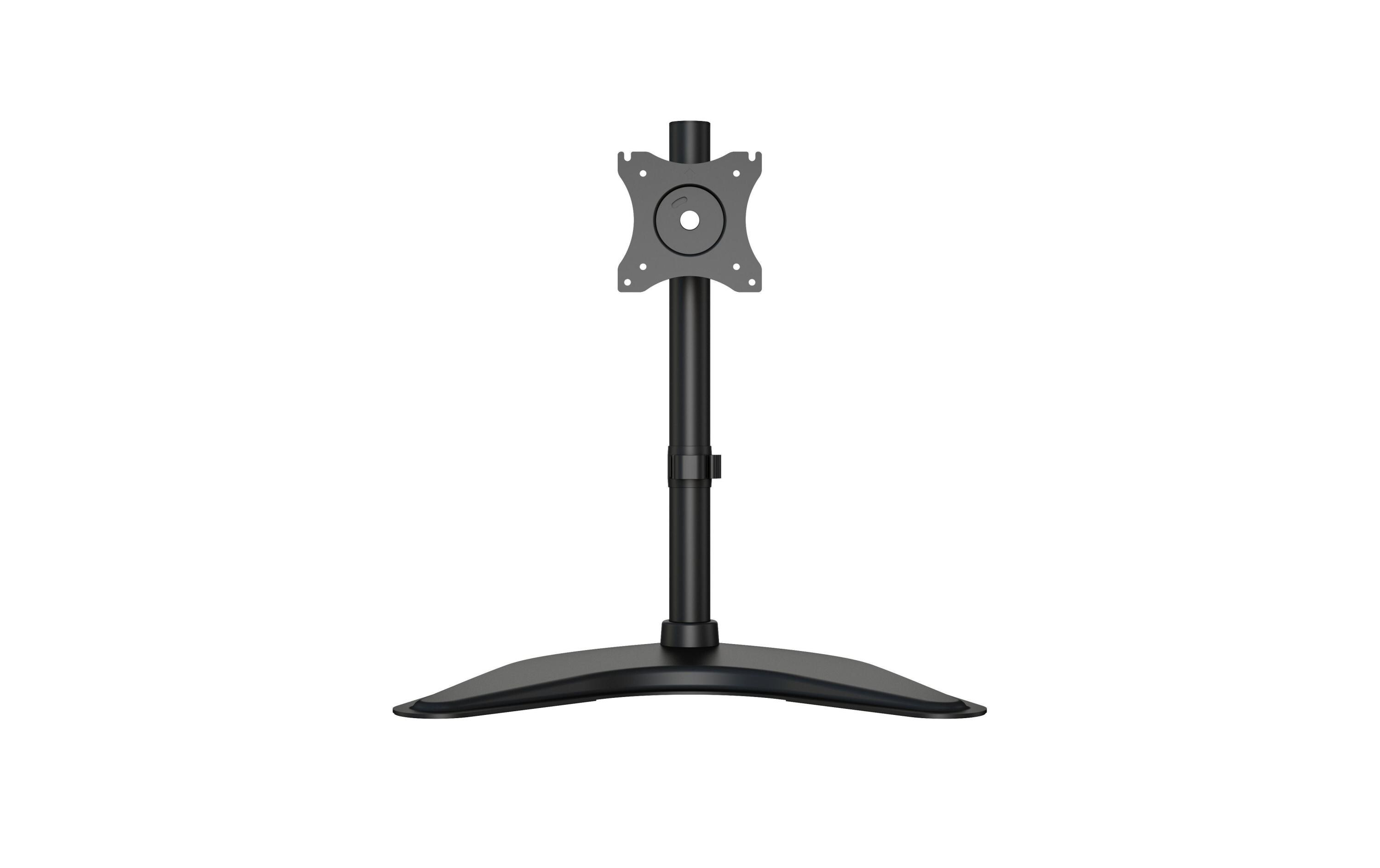 Monitor-Standfuss Basic Single bis 10 kg – SchwarzDeskmount