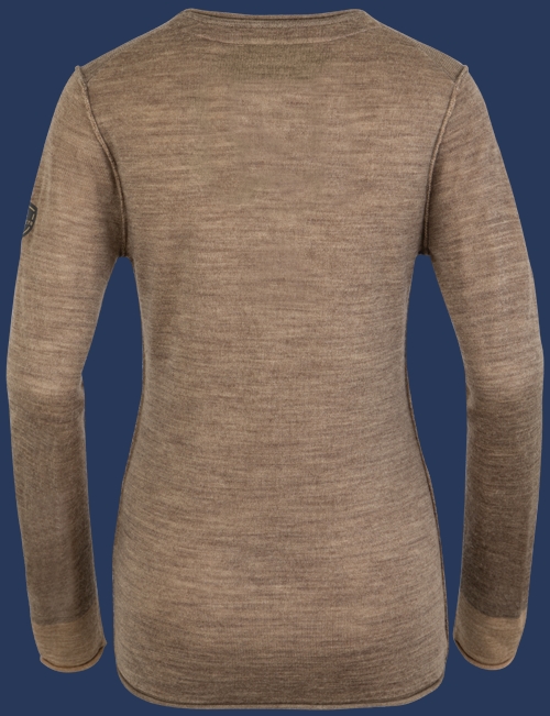 Damen Pullover 005 KoNitE, Camel/Sand