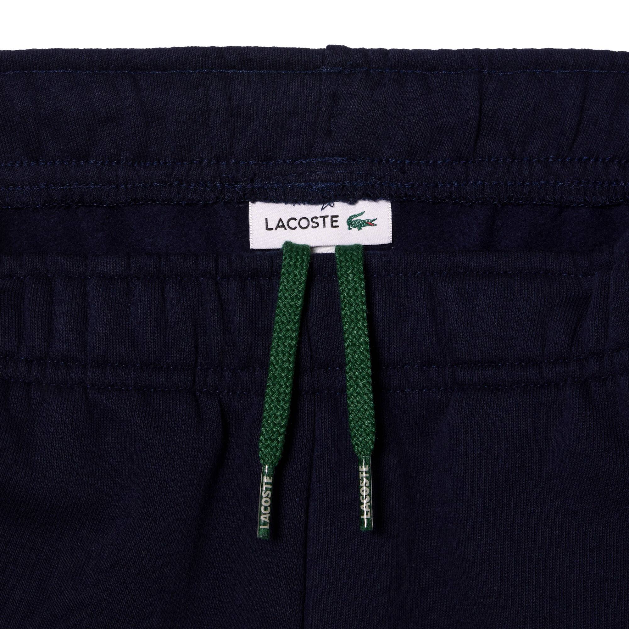 Short enfant Lacoste en molleton gratté de coton biologique Pantalons & Shorts - Bleu - Lacoste - Enfant