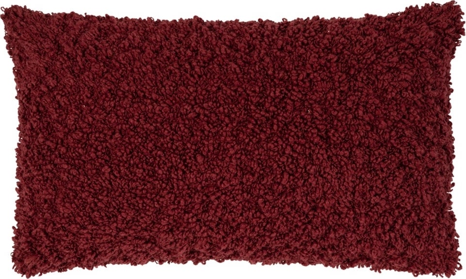 Linen & More sierkussen Benji rood 50 x 30 cm