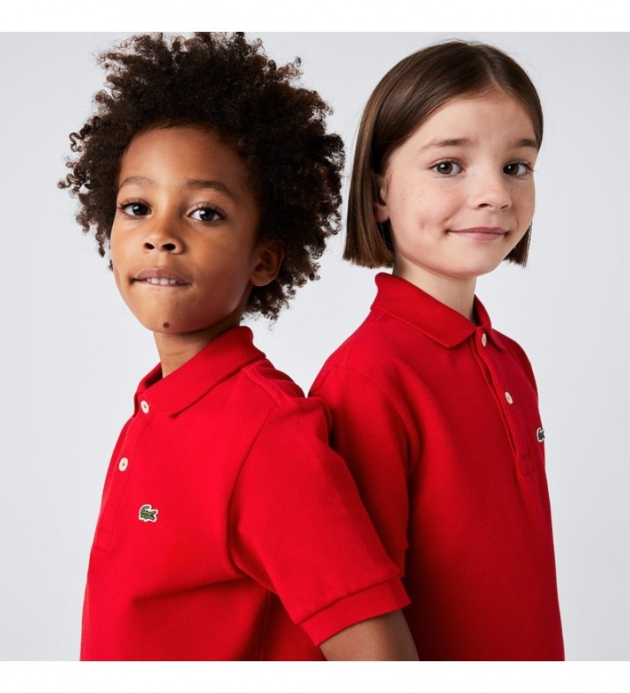 Polo Lacoste Classic Fit vermelha