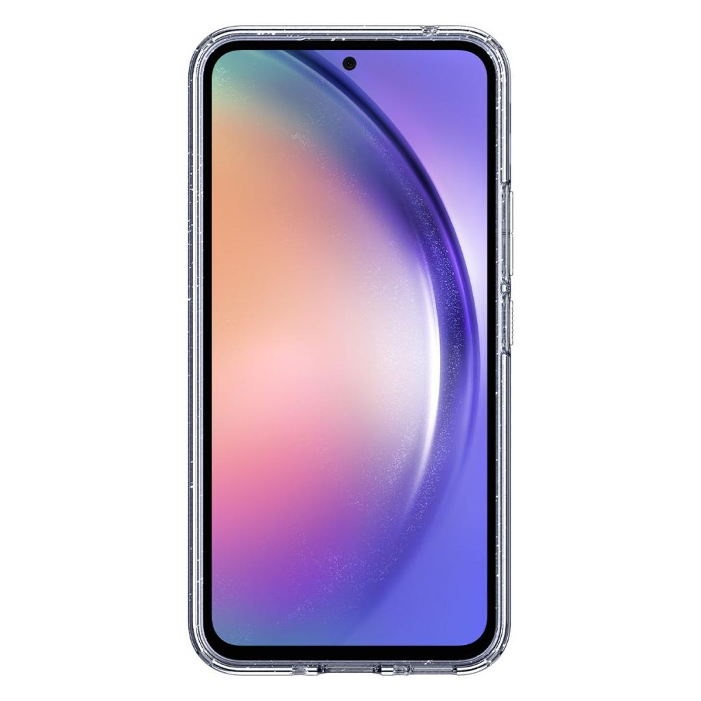Samsung Galaxy A54 5G Liquid Crystal Glitter Case Gummi Hülle (ACS05890) - Transparent