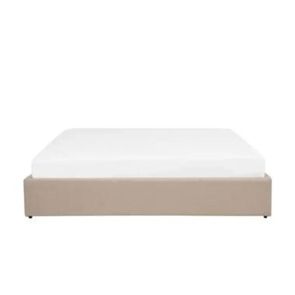 DINAN - Tweepersoonsbed - Beige - 180 x 200 cm - Polyester