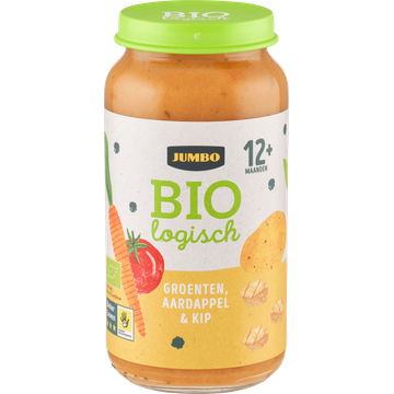 Jumbo Babyvoeding Biologisch Groenten, Aardappel & Kip 12+ Maanden 250 g