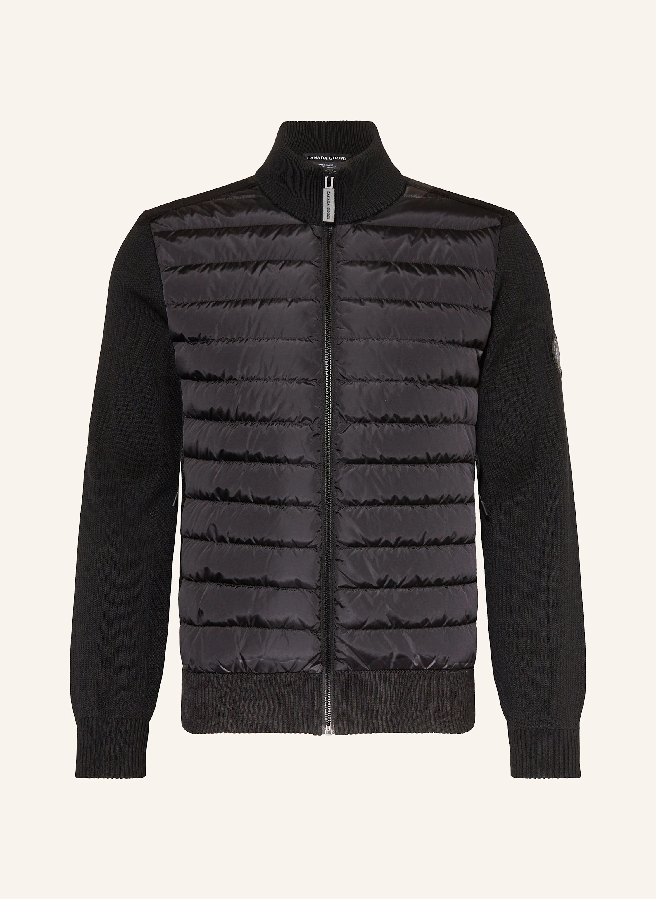 CANADA GOOSE Strickjacke HYBRIDGE im Materialmix