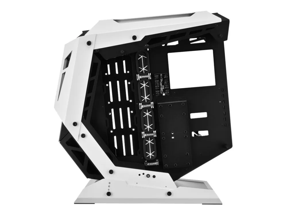 Sharkoon Elite Shark CA700 - Mid tower - ATX - sidepanel med vindue (hærdet glas) - ingen strømforsyning - USB/Lyd