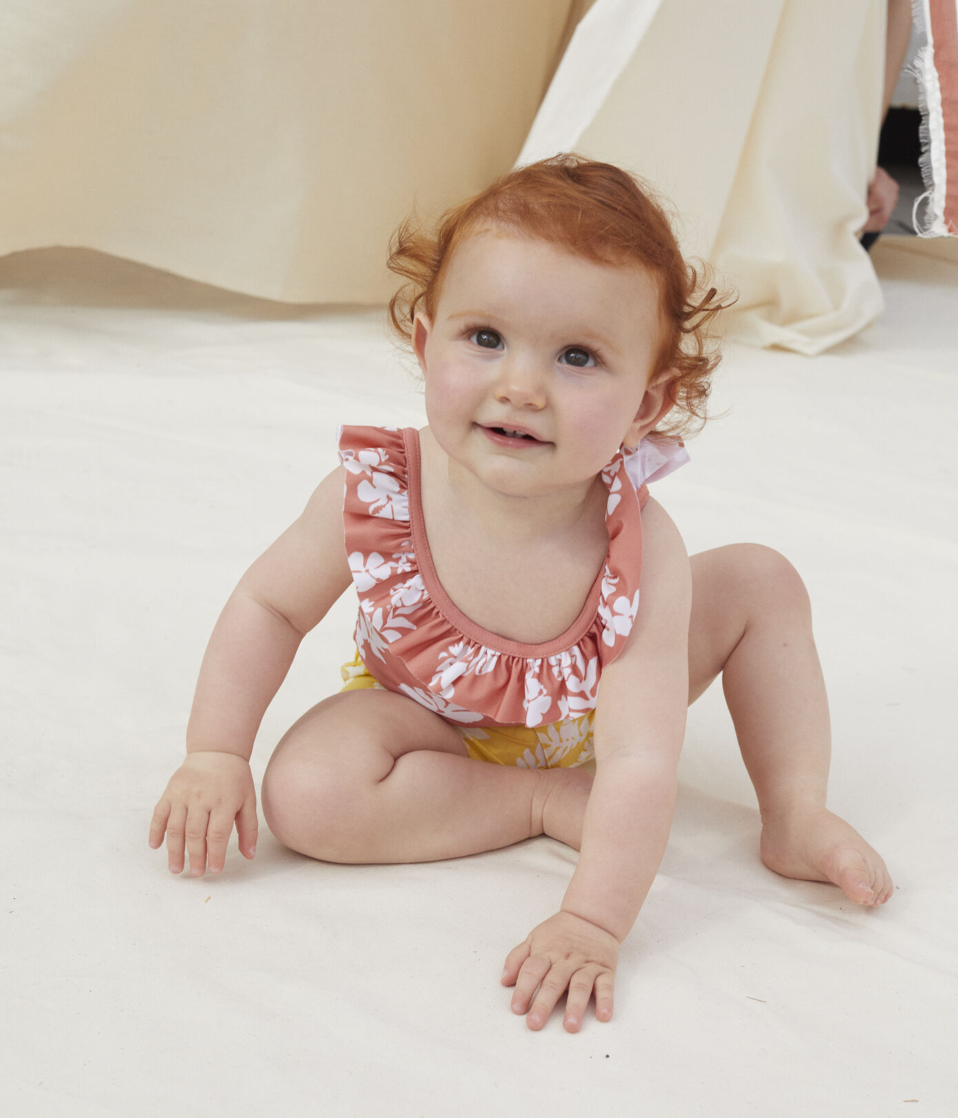 Maillot de bain 1 pièce en matière recyclée bébé