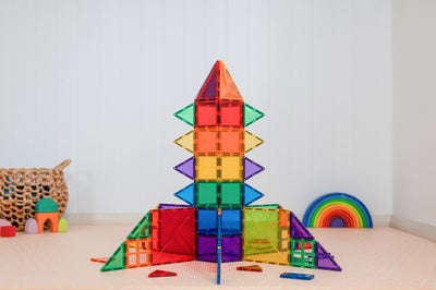 Connetix Magnetiske Byggeklosser Rainbow Creative Pack 102 Deler