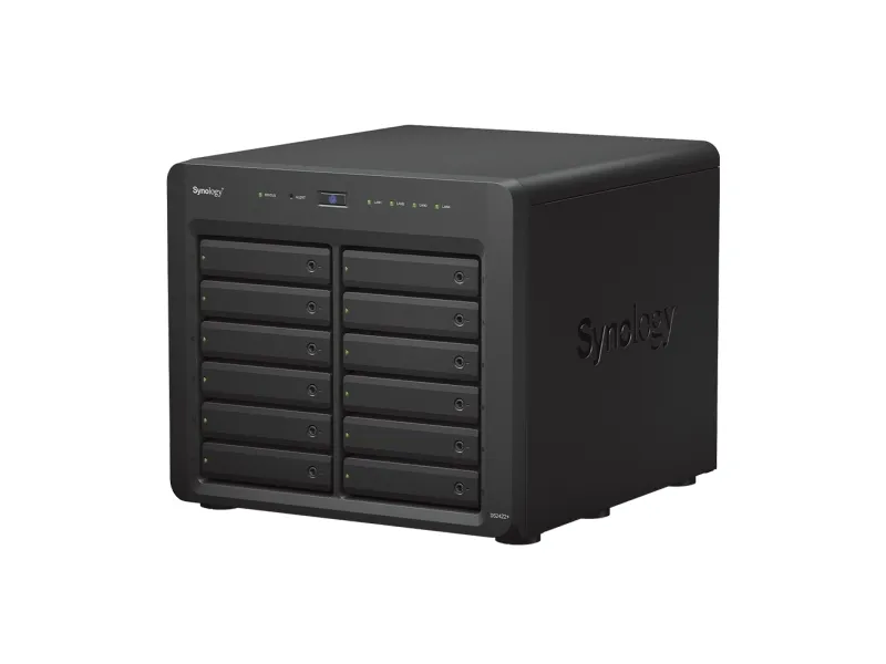 Synology Disk Station DS2422  - NAS-server - 12 bays - SATA 3Gb/s - RAID 0, 1, 5, 6, 10, JBOD - RAM 4 GB - Gigabit Ethernet - iSCSI support