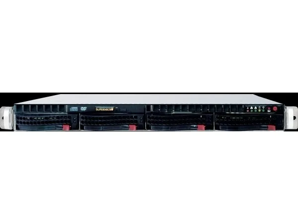 Supermicro SC815 TQ-563CB - Rack-monterbar 1U - udvidet ATX - SATA/SAS - hot-swap 560 Watt - sort