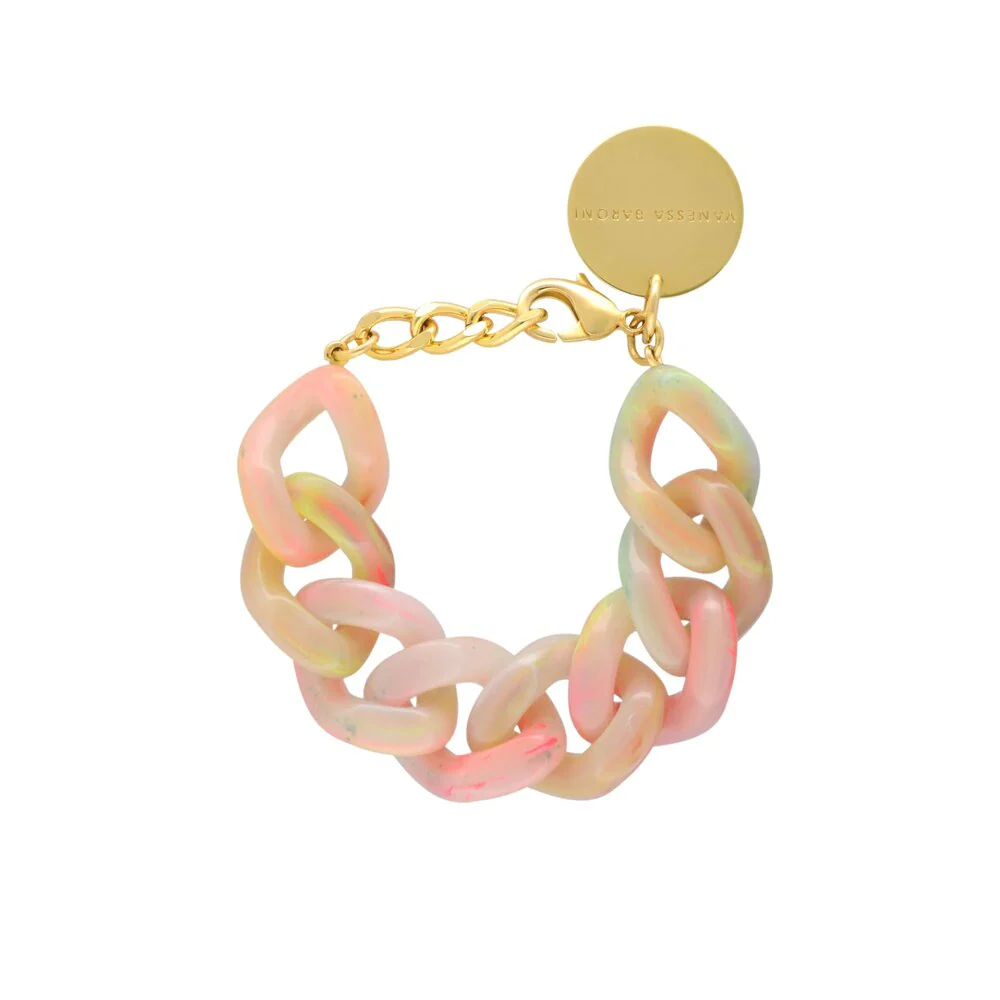 Vanessa Baroni  Great armbånd - Neon Rainbow