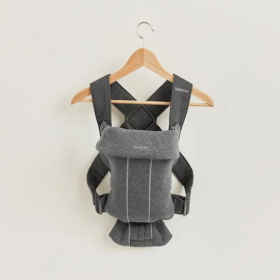 Porte-bébé Mini   Gris Foncé Jersey 3D        de               BabyBjörn