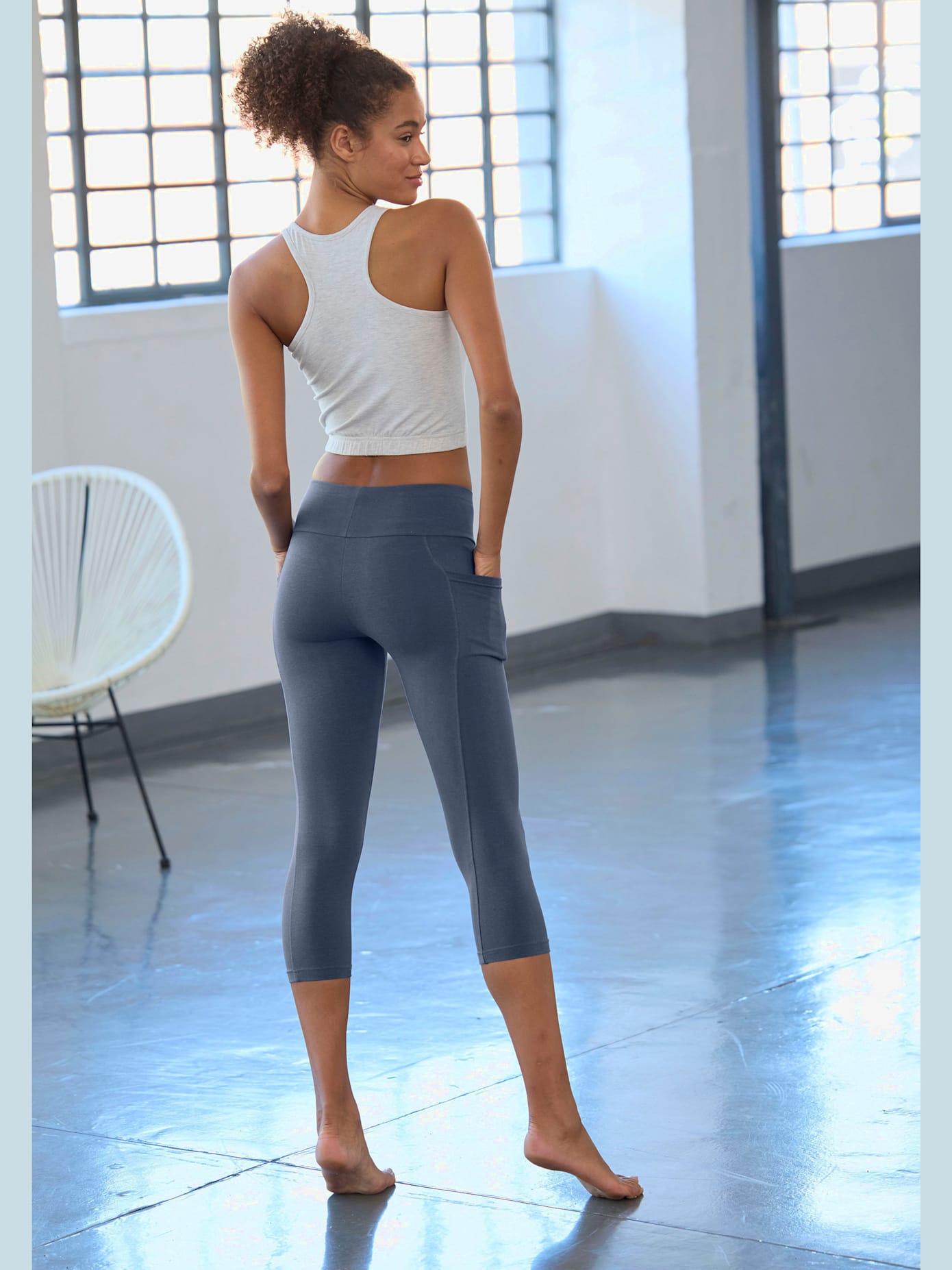 Legging corsaire superbe caleçon court en coton