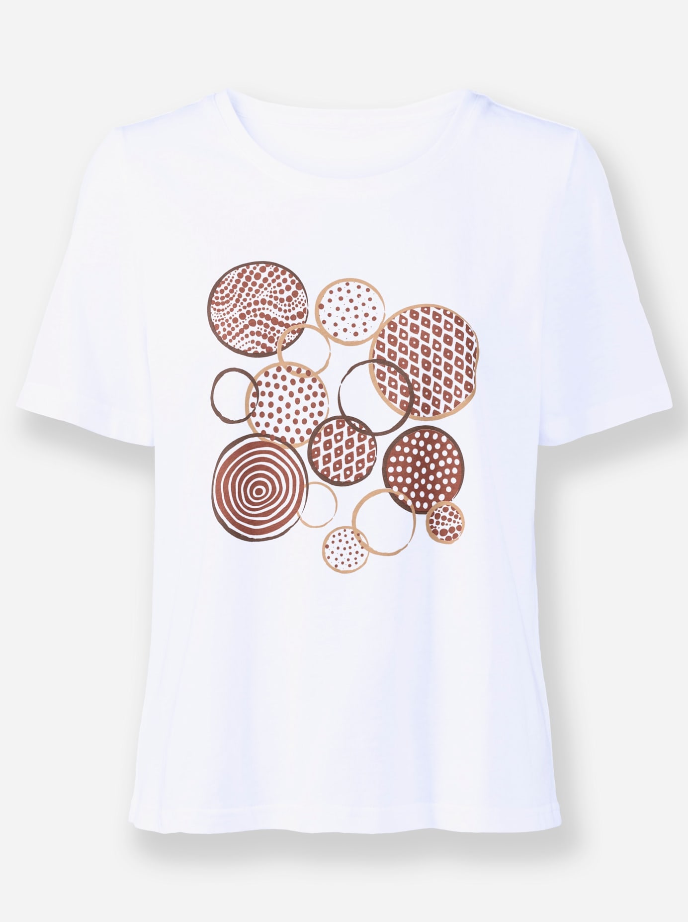 Inspirationen Rundhalsshirt »Kurzarm-Shirt«, 1 Stk.