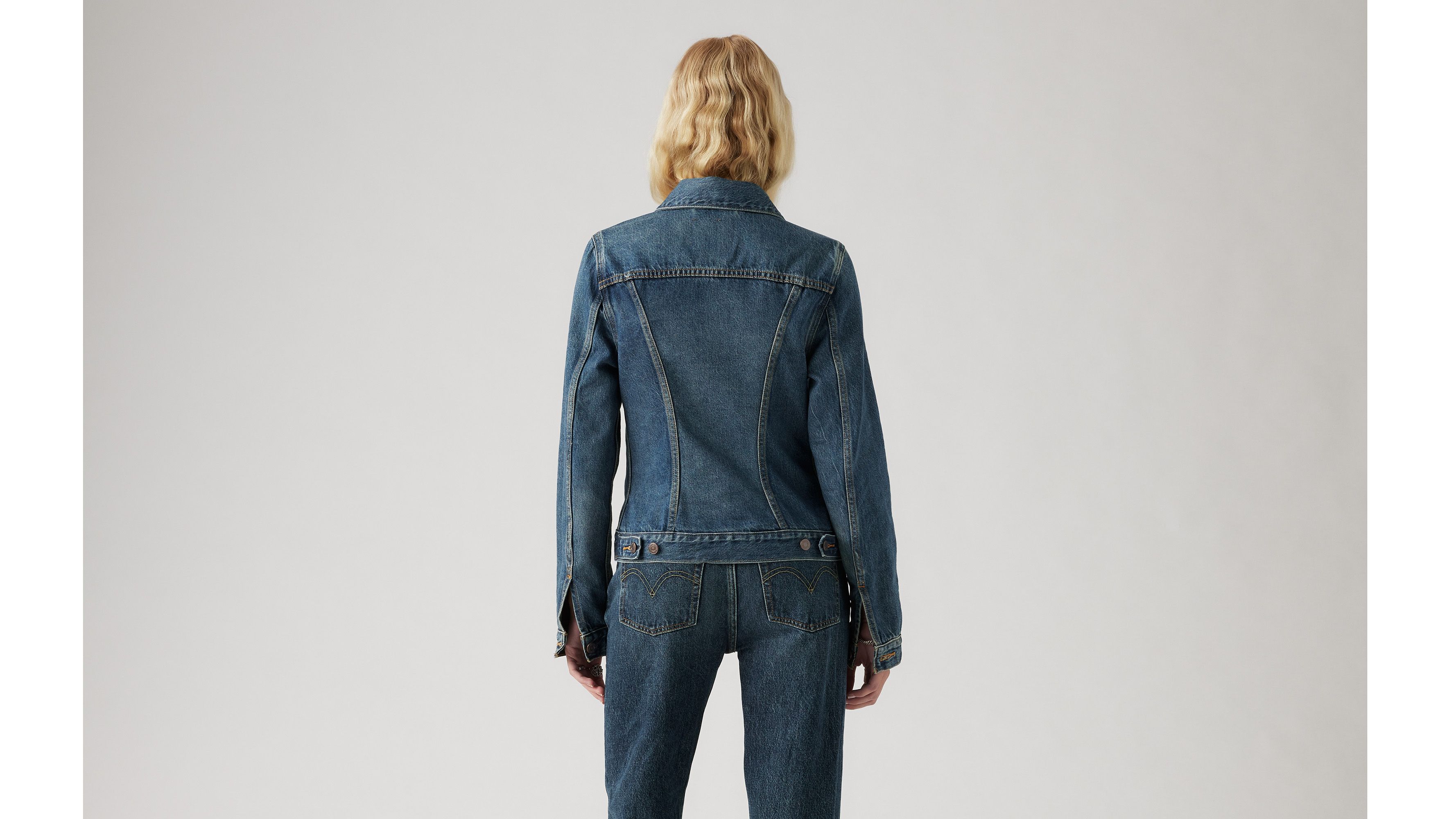 Veste Veste Trucker Original - Soft As Butter - Bleu