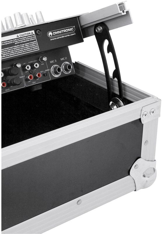 ROADINGER - Mixer-Case Profi - Flightcase - Zwart - Aluminium - 8HE