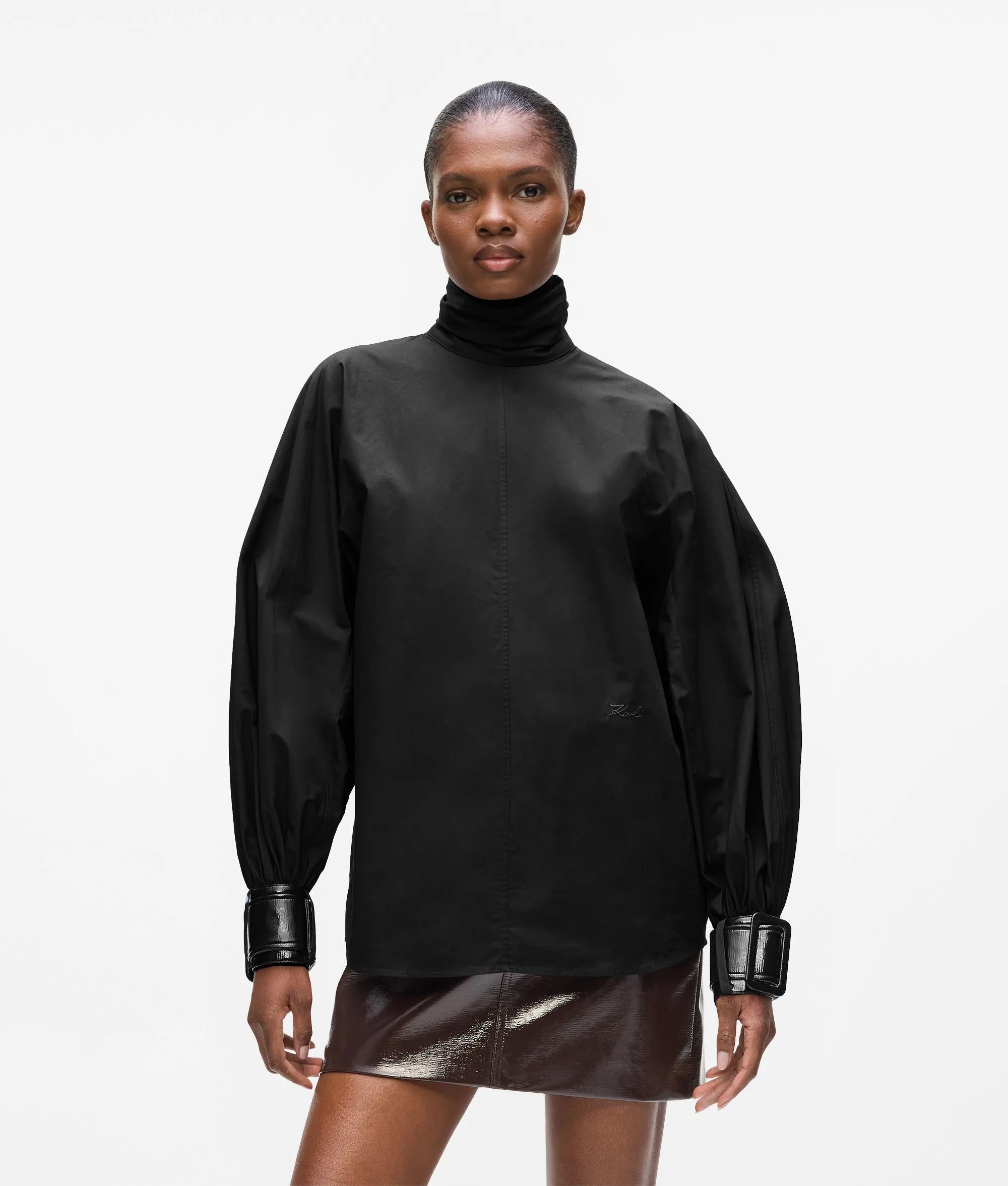 Blouse met ballonmouwen