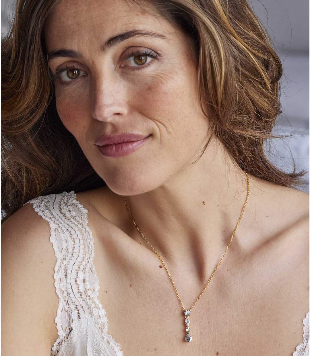 Collier Cascade de Cristal