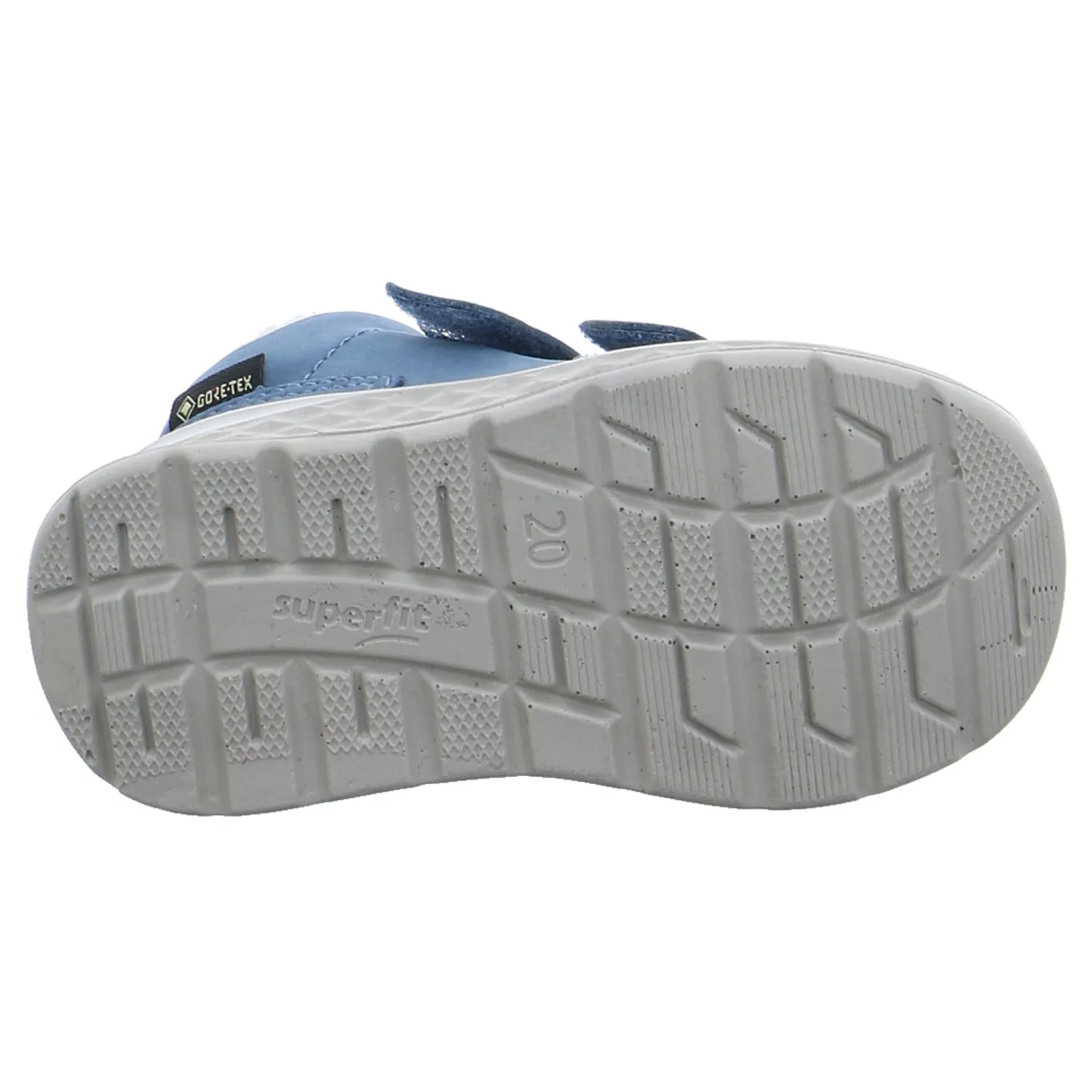 SUPERFIT Kleinkinder-Winter-Bottine Blau Textil  Baby-Boot