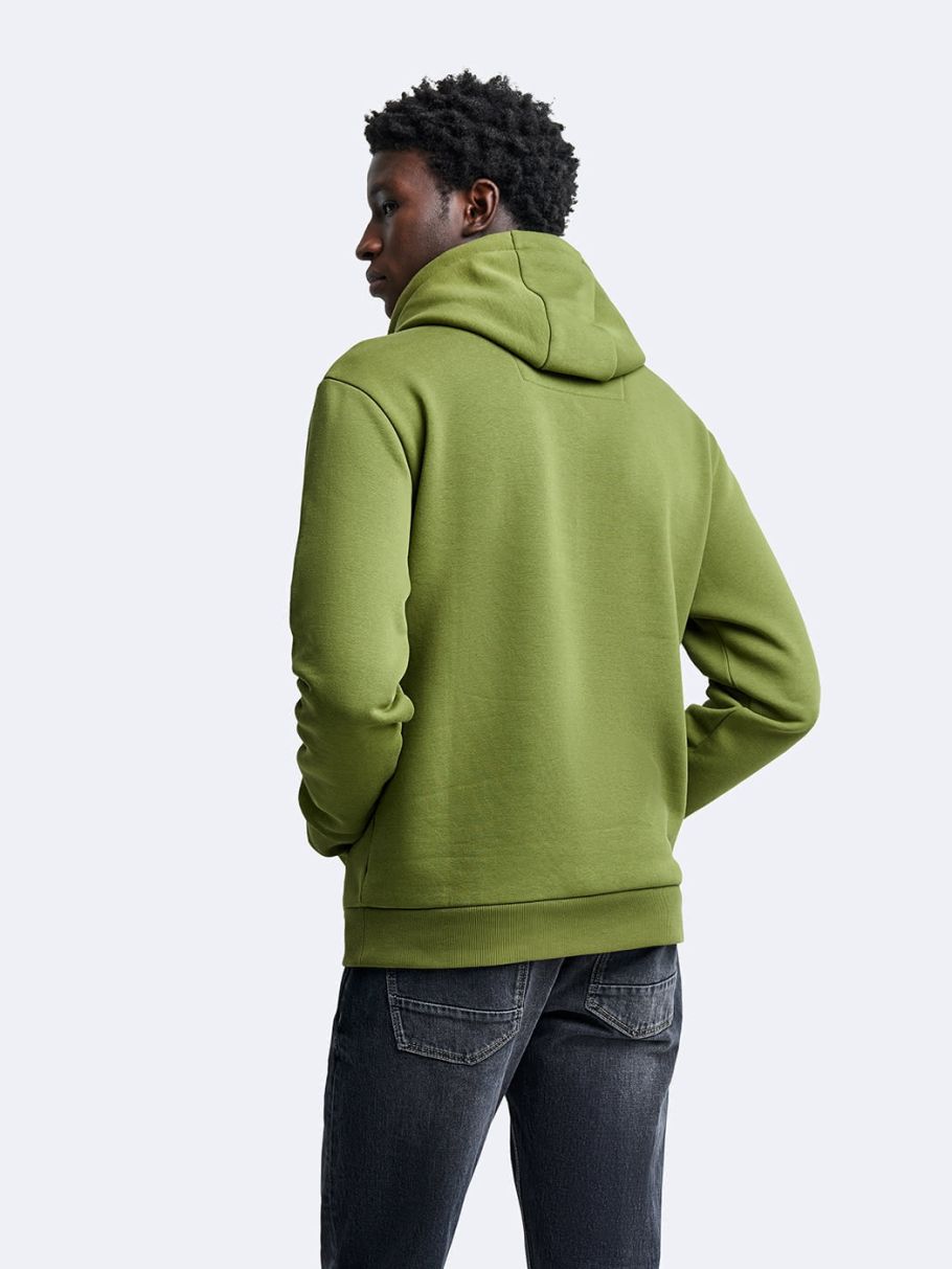 Sweat à capuche uni