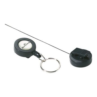 Durable - 10 Enrouleurs de badge - anneau métallique