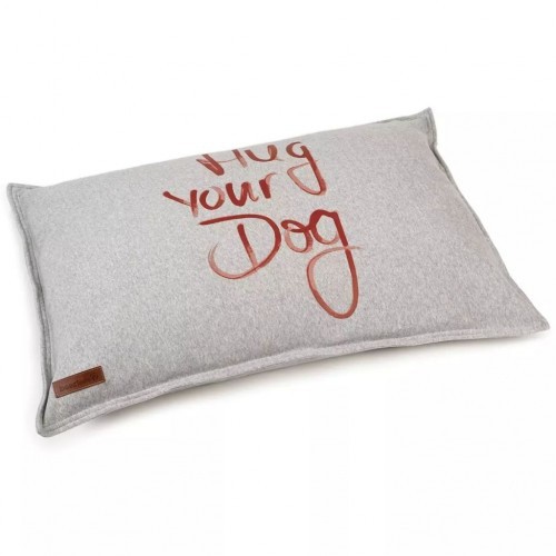 Colchão de designer para cães na cor cinza.
